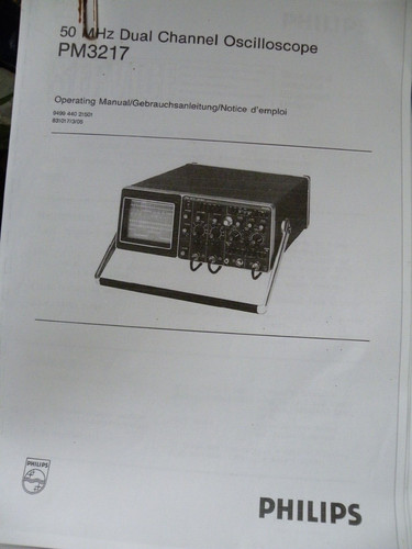 Pm3217 50mhz oscilloscopio - 50mhz,